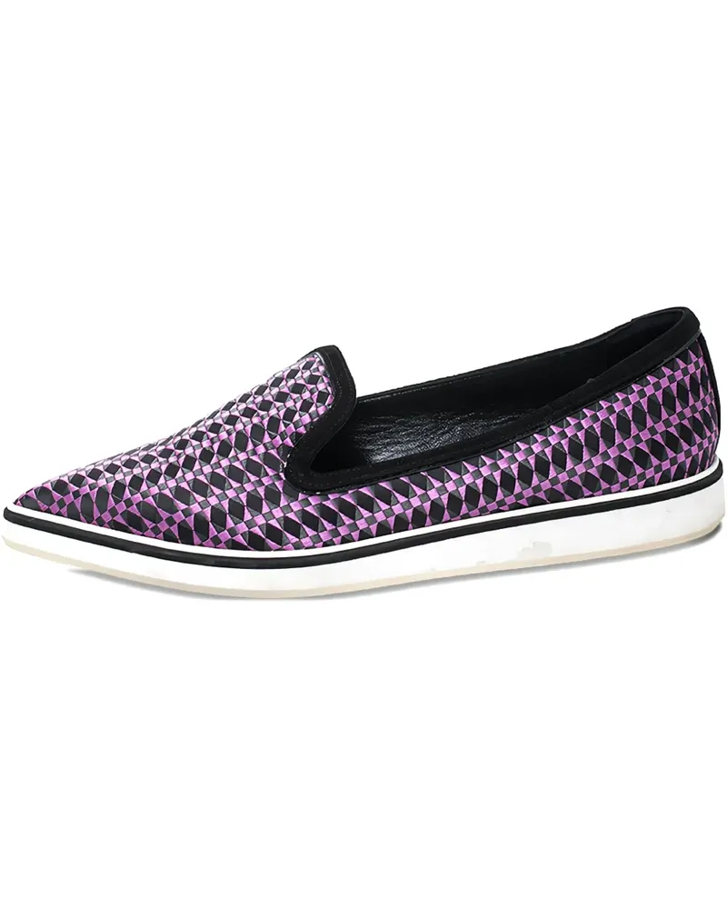 Nicholas Kirkwood Pre-owned gewebte Alona Loafer - Schwarz Schwarz
