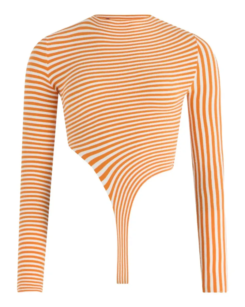 Jean Paul Gaultier Asymmetrischer Body - Orange Orange