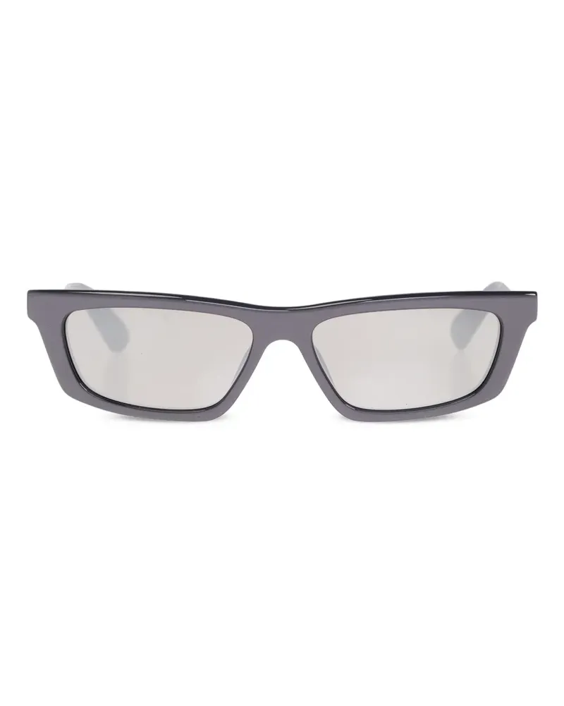 Jacquemus Sonnenbrille mit eckigem Gestell - Grau Grau