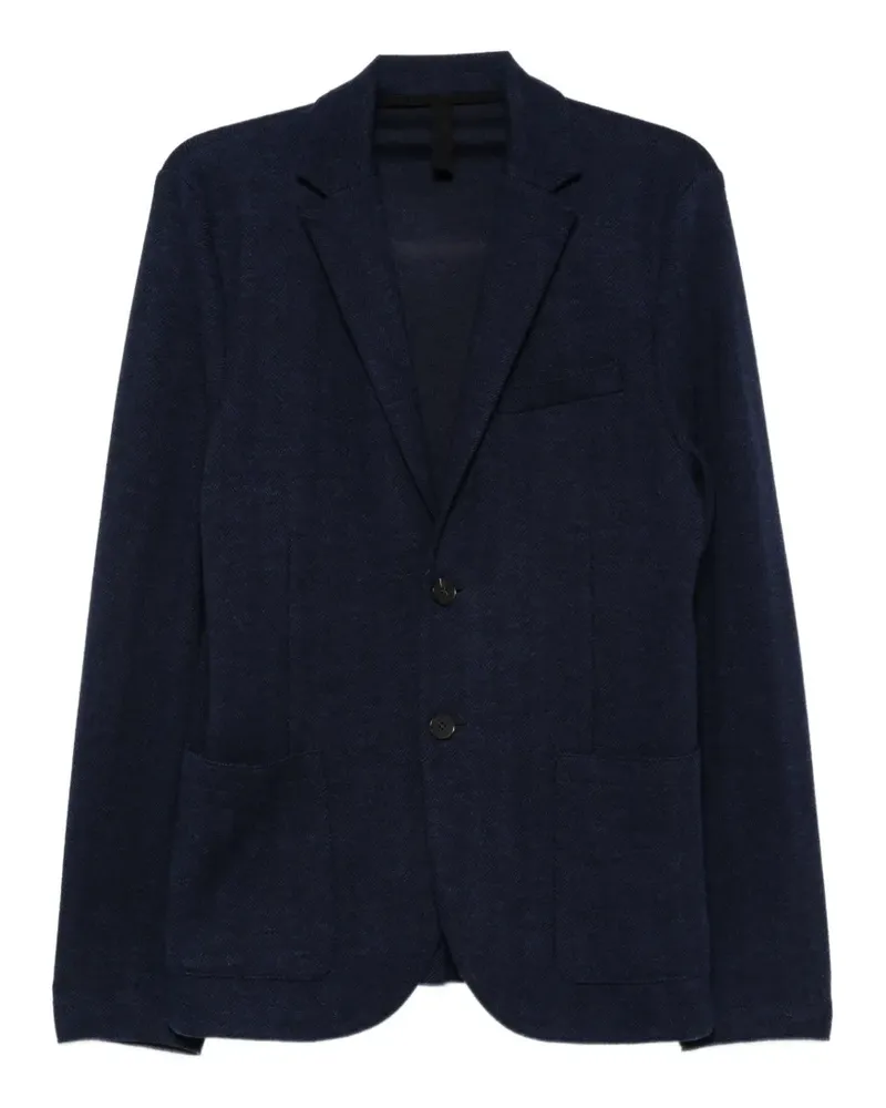 Harris Wharf London herringbone-knit blazer - Blau Blau