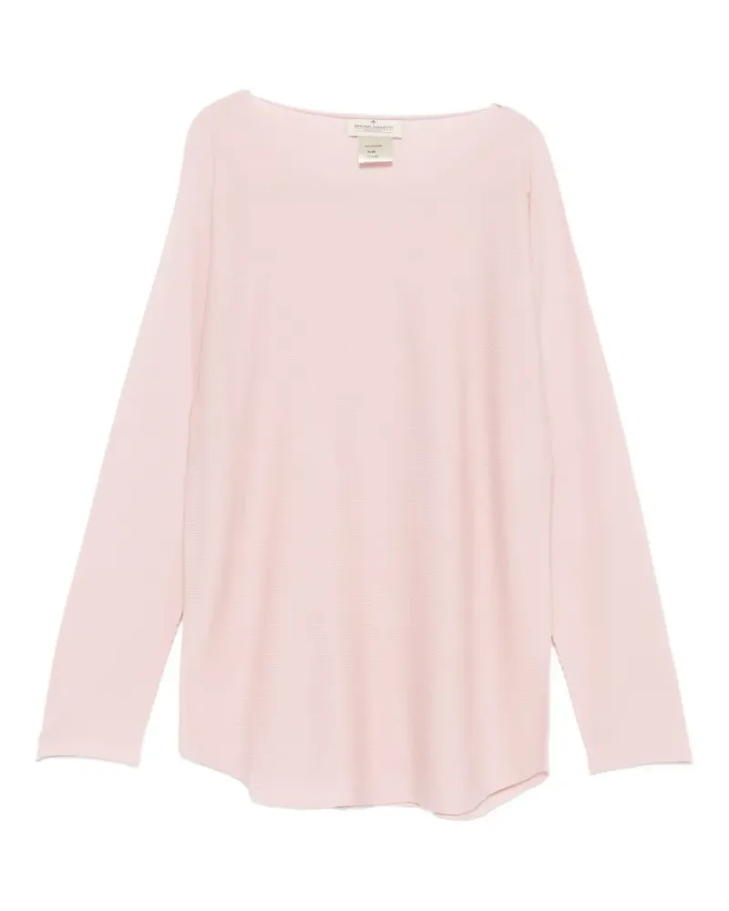Bruno Manetti Fein gestrickter Pullover - Rosa Rosa