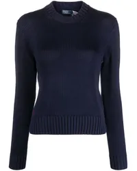 Ralph Lauren Strickpullover mit Logo-Stickerei Blau