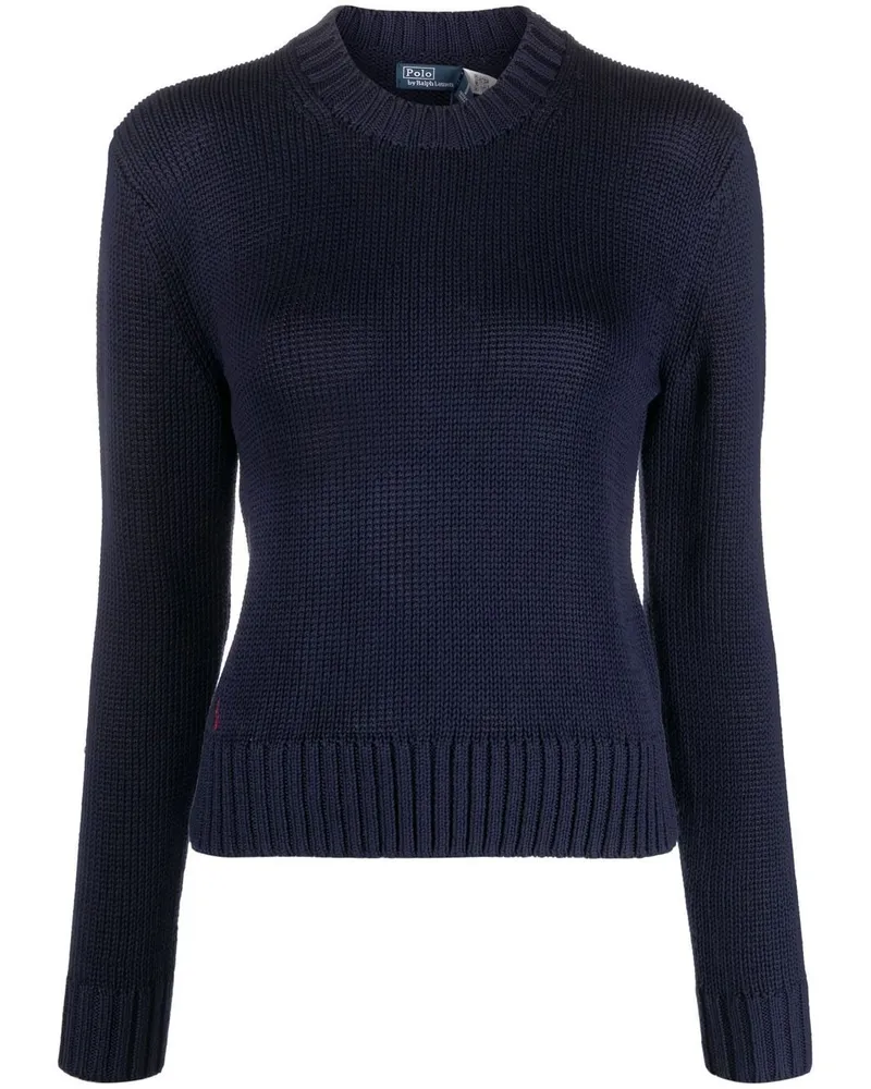 Ralph Lauren Strickpullover mit Logo-Stickerei - Blau Blau