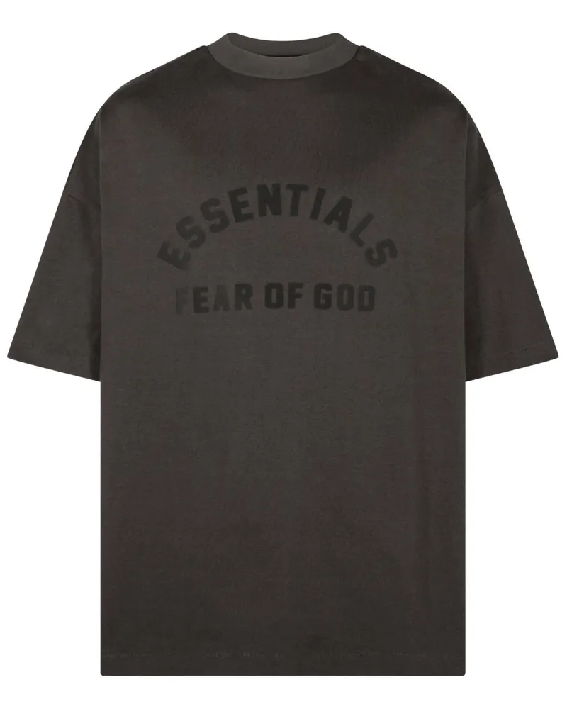 Fear of God T-Shirt mit Logo-Print - Braun Braun