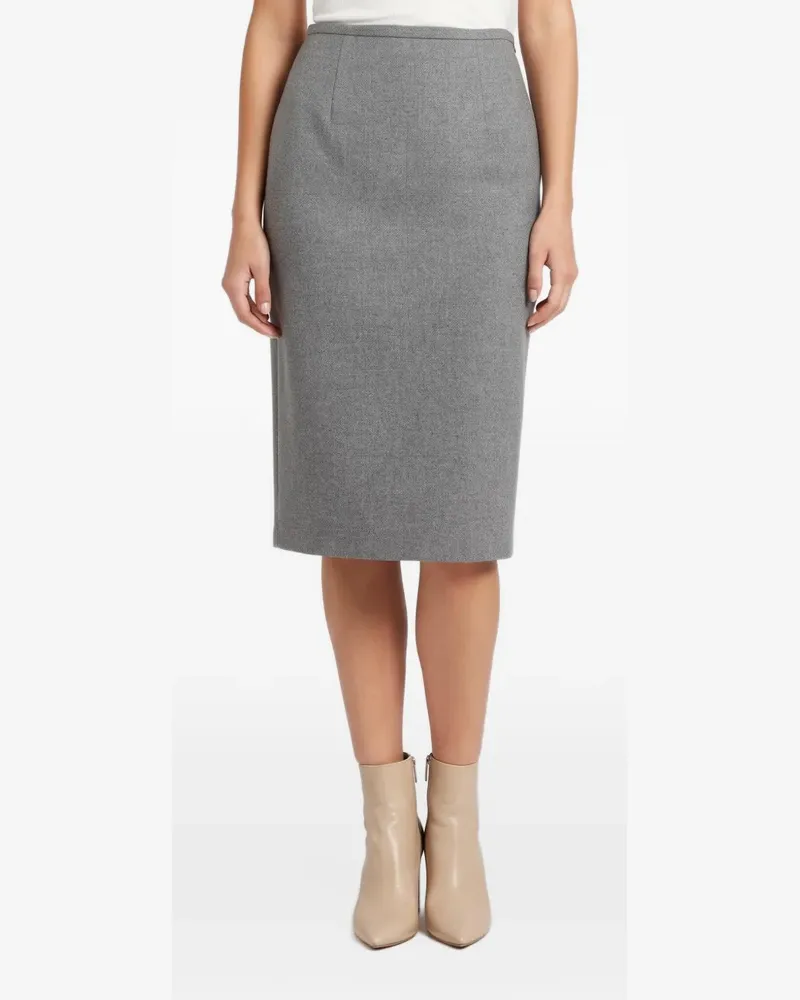 Ermanno Scervino pencil midi skirt - Grau Grau