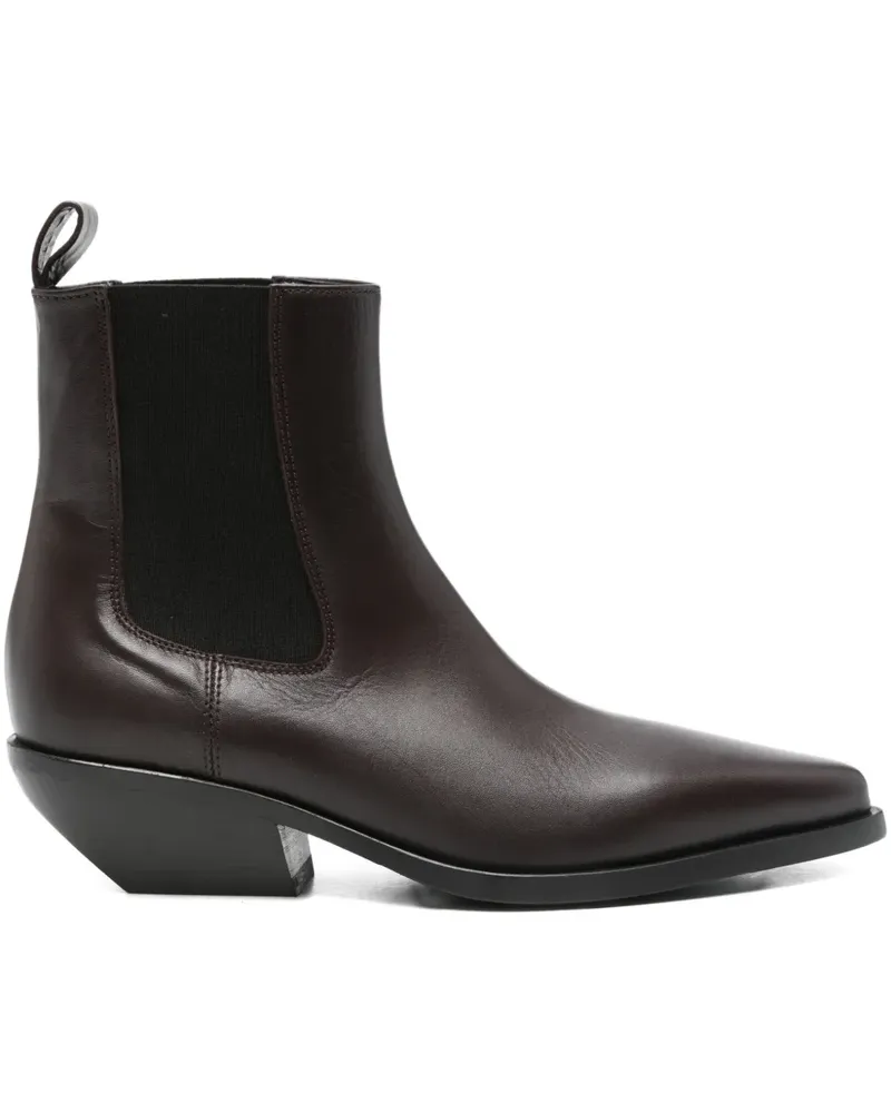 Elena Iachi Klassische Chelsea-Boots 50mm - Braun Braun