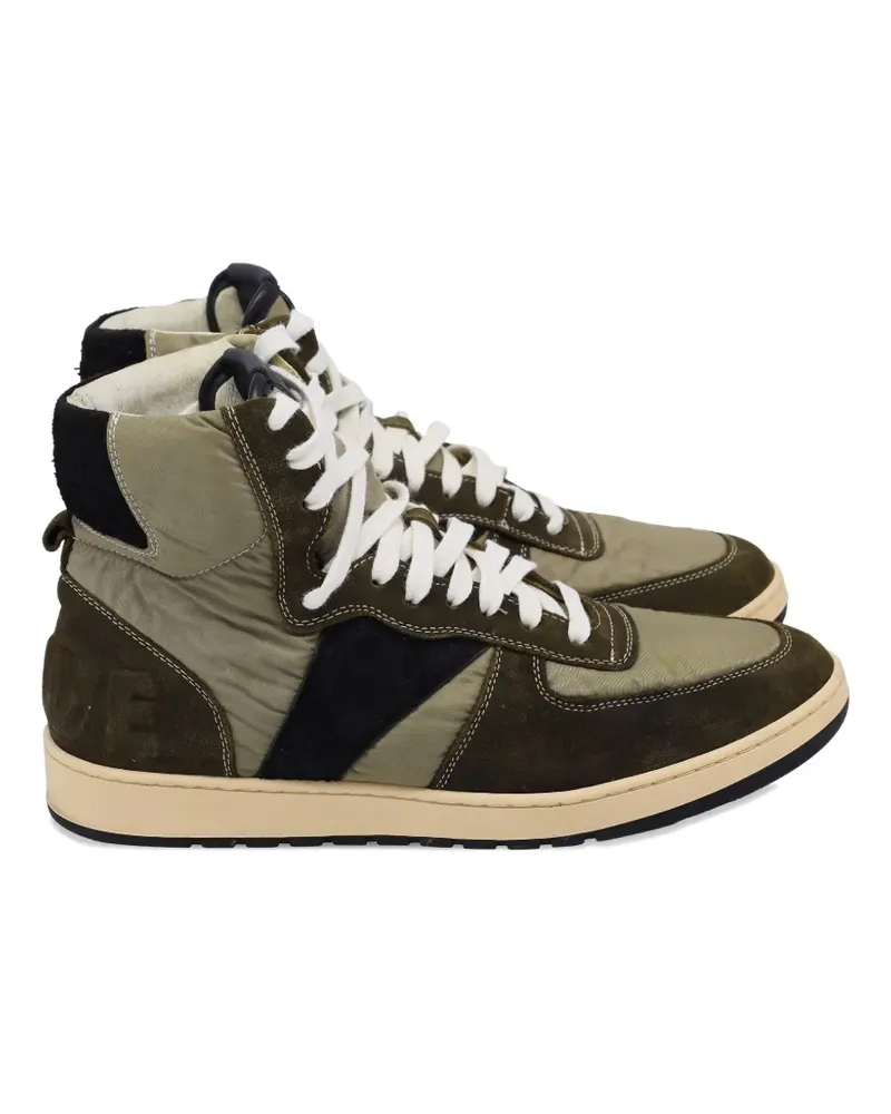 RHUDE Rhecess panelled high-top sneakers - Grün Grün