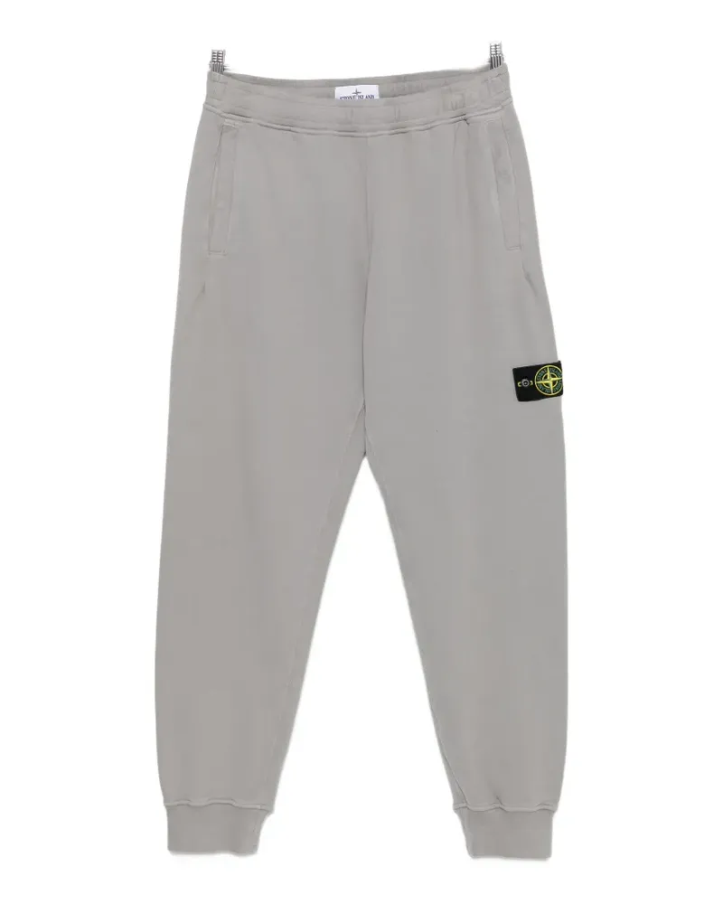 Stone Island logo-patch track pants - Grau Grau