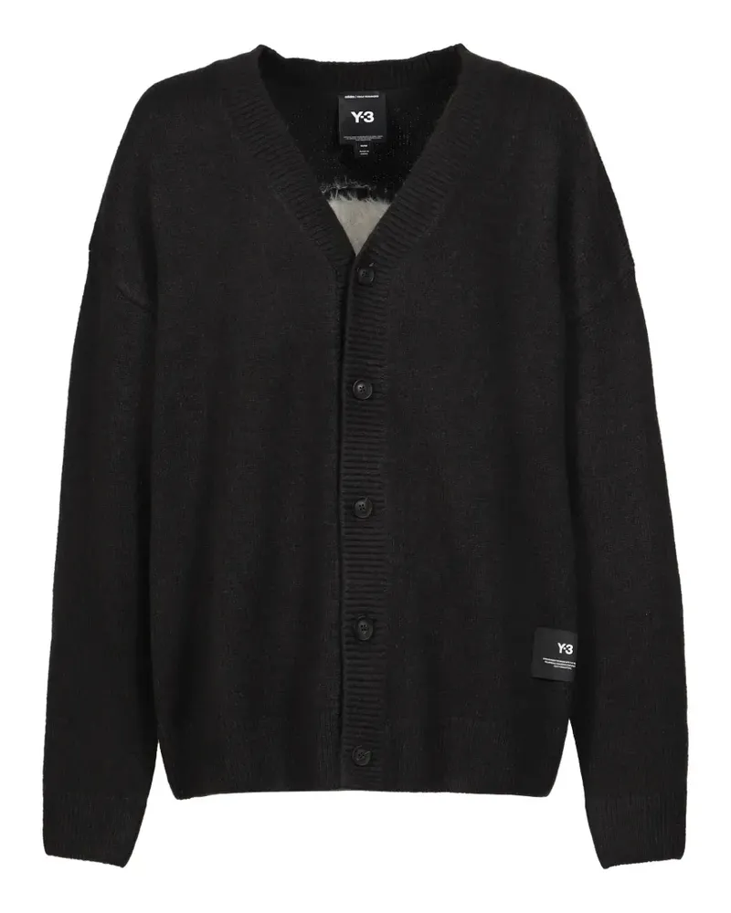 Y-3 Gestrickter Chito Cardigan - Schwarz Schwarz