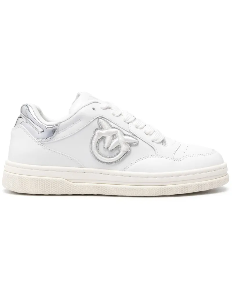 Pinko Sneakers mit Logo-Stickerei - Weiß Weiß