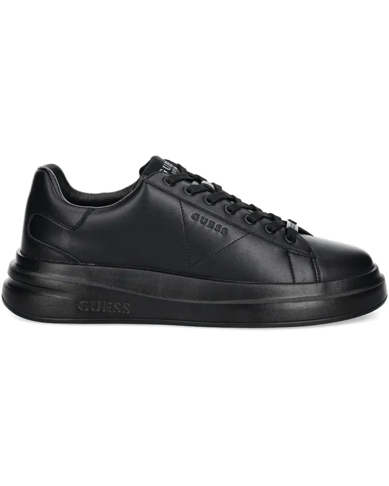 Guess Elba Flatform-Sneakers mit Logo - Schwarz Schwarz