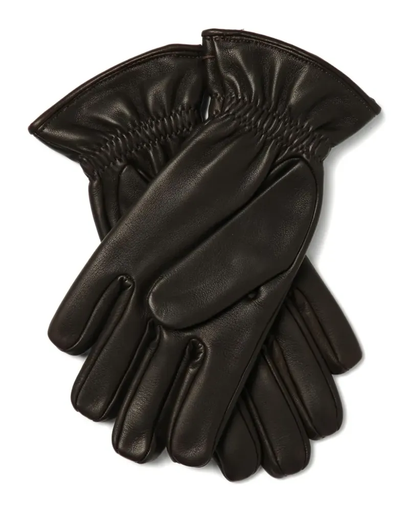 Orciani ruched gloves - Braun Braun