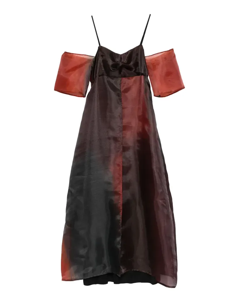 Collection Privée? Schulterfreies Kleid mit Farbverlauf - Rot Rot