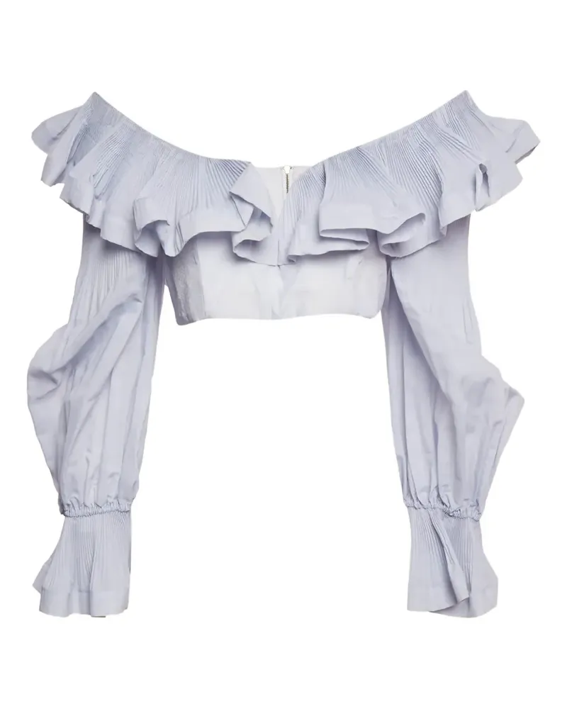 Zimmermann Top mit Falten - Blau Blau