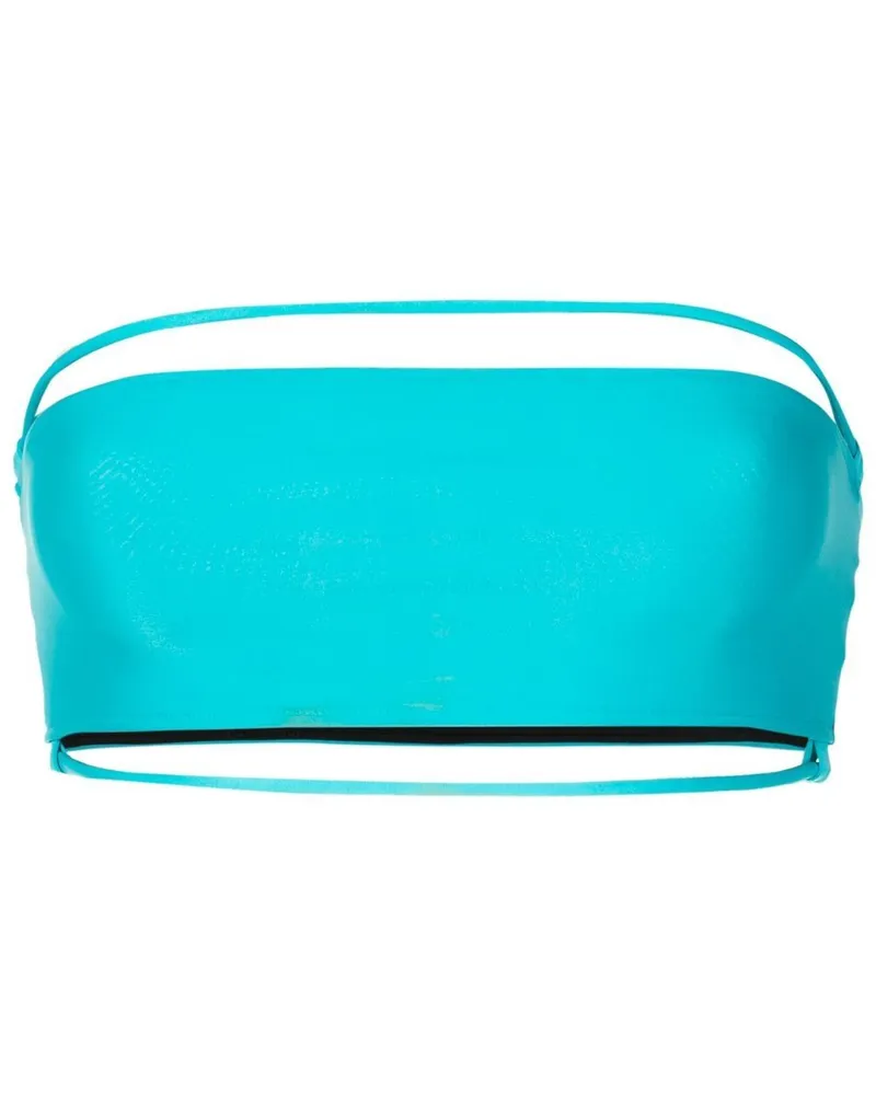 Gloria Coelho Klassisches Bandeau-Bikinioberteil - Blau Blau