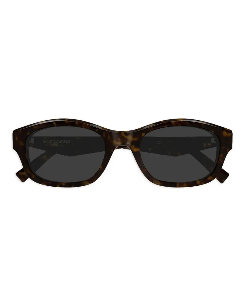 Saint Laurent Sonnenbrille mit runden Gläsern - Braun Braun