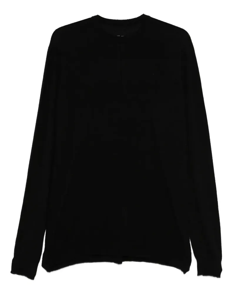 Rick Owens Langärmeliger Kaschmirpullover - Schwarz Schwarz
