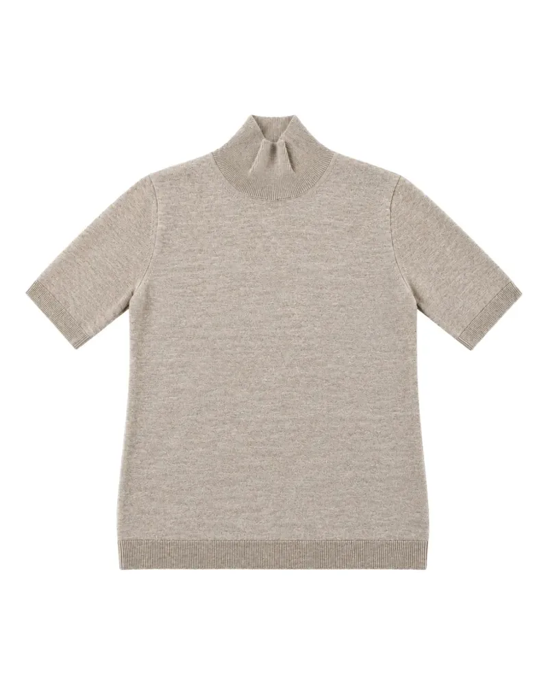 Max Mara Max Mara Pullover mit kurzen Ärmeln - Nude Nude