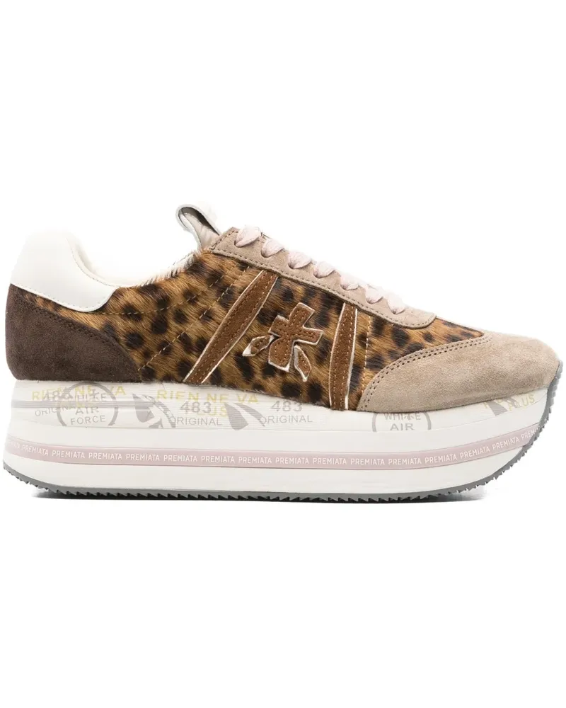 Premiata Beth 7741 Plateau-Sneakers - Nude Nude
