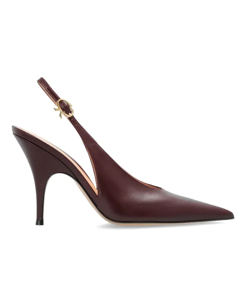 Gianvito Rossi Sofia pointed-toe slingback pumps - Rot Rot
