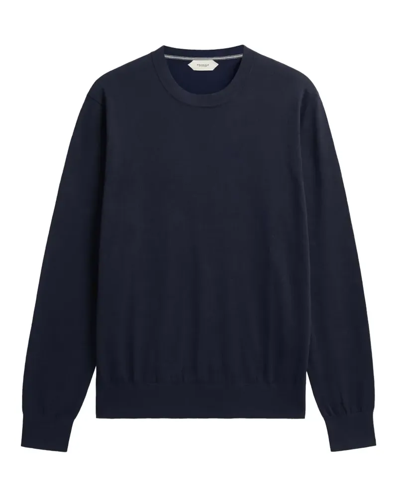 Pringle of Scotland Pullover mit geripptem Saum - Blau Blau