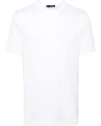 Kiton T-Shirt mit Rundhalsausschnitt Weiß