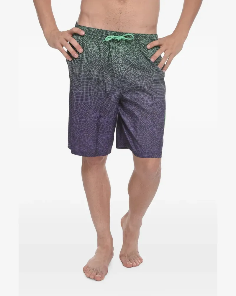 Nike Grid Swoosh Breaker Badeshorts - Grün Grün