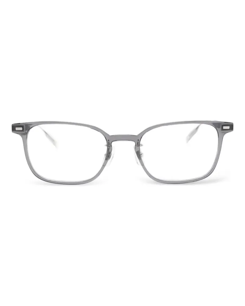 Montblanc Brille mit eckigem Gestell - Grau Grau