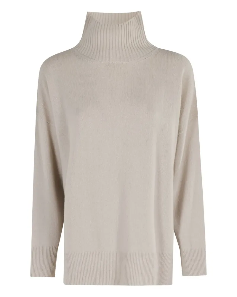 Roberto Collina Pullover mit Stehkragen - Nude Nude