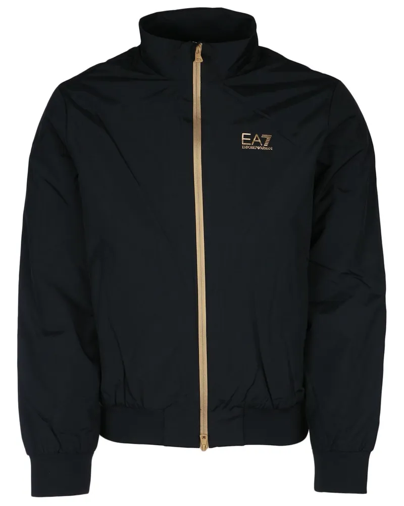 EA7 Jacke mit Print - Schwarz Schwarz