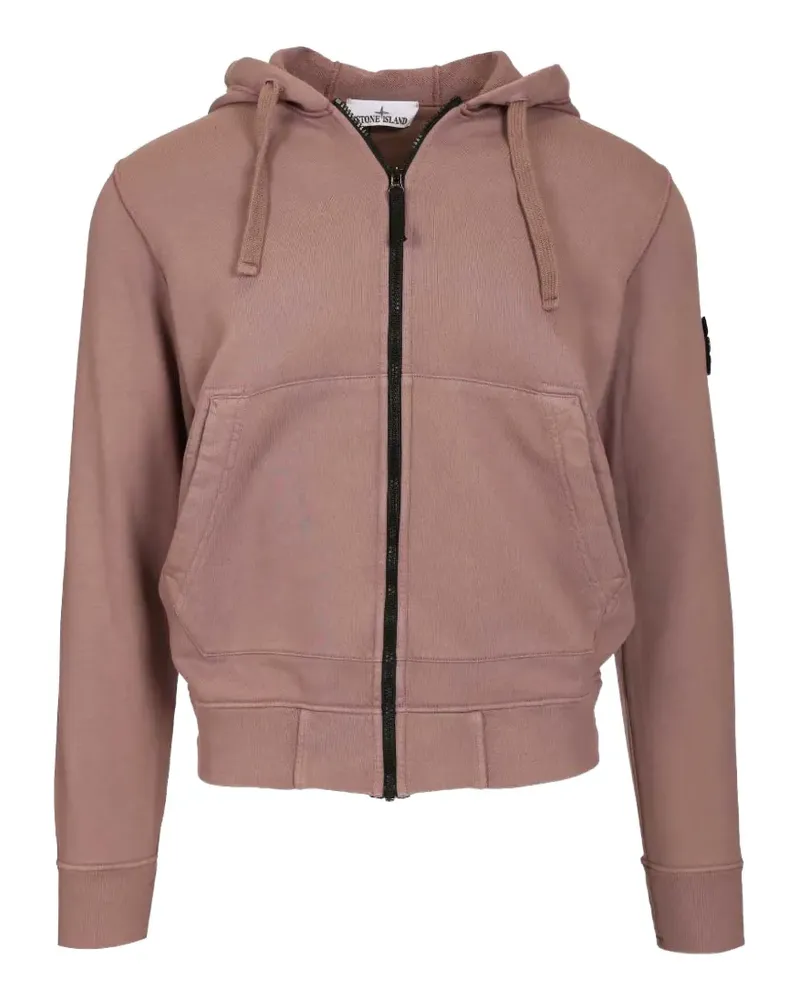 Stone Island zip-up hoodie - Rosa Rosa
