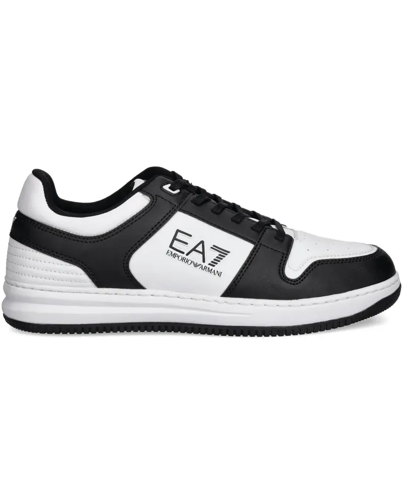 EA7 EA7 Sneakers mit Logo - Schwarz Schwarz