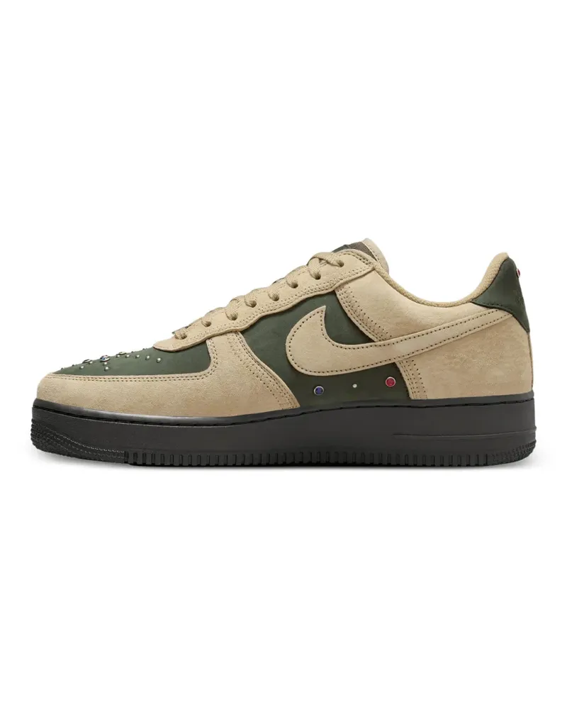 Nike Air Force 1 Sneakers mit Nieten - Nude Nude