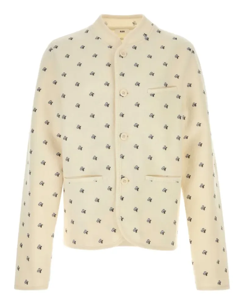 Rier embroidered shirt jacket - Nude Nude
