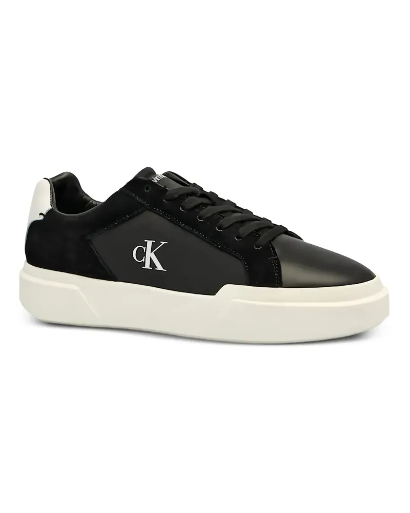 Calvin Klein NYC Sneakers mit Logo-Print - Schwarz Schwarz