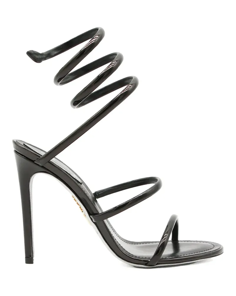 René Caovilla Cleo wraparound sandals - Schwarz Schwarz