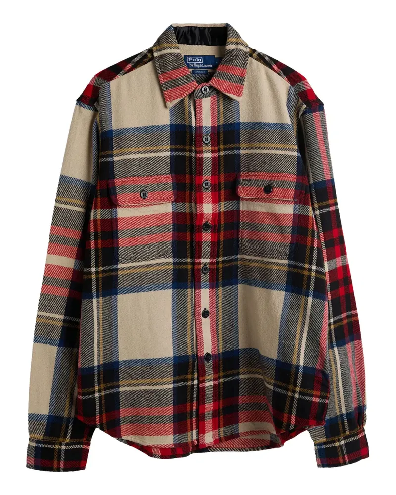 Ralph Lauren plaid flannel shirt - Rot Rot