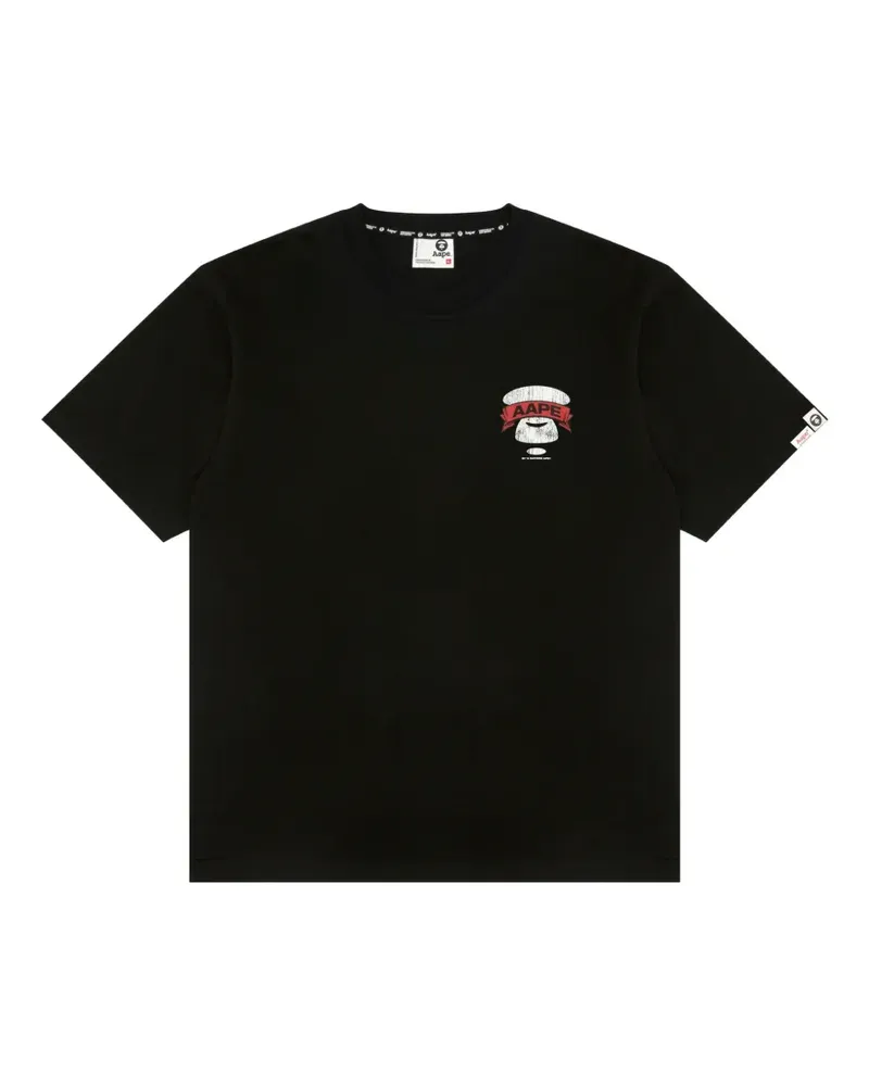 BAPE graphic-print T-shirt - Schwarz Schwarz