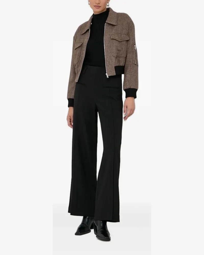 Miss Sixty Cropped-Jacke aus Wolle - Braun Braun