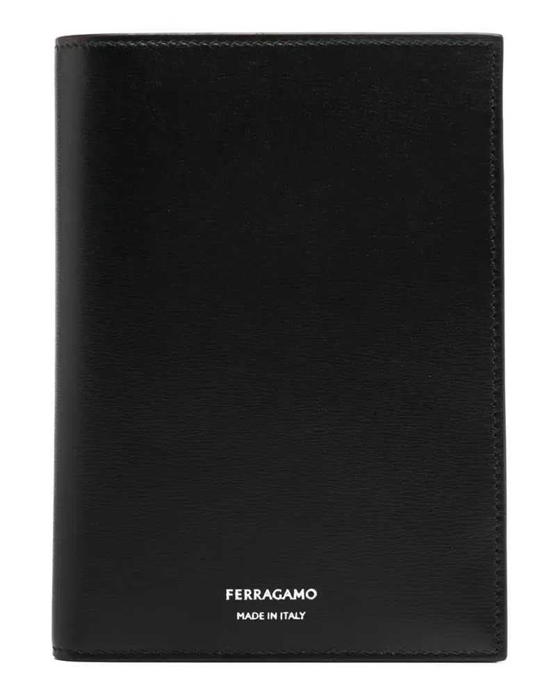 Ferragamo Pass-Etui aus Leder - Schwarz Schwarz