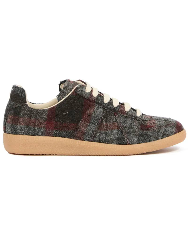 Maison Margiela Karierte Replica Sneakers - Grau Grau