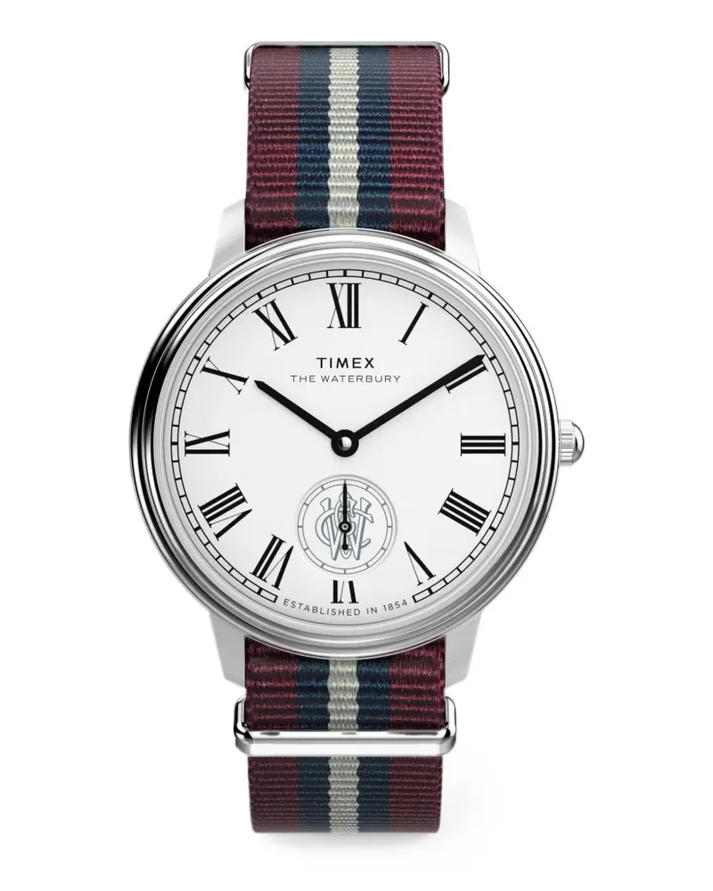 Timex Waterbury Sub-Second Armbanduhr 39mm - Weiß Weiß