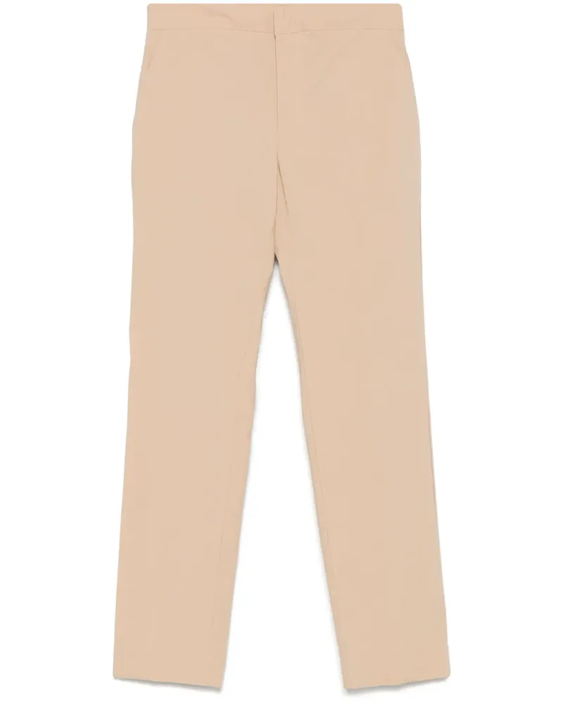 Twin-Set Klassische Hose mit Logo-Schild - Nude Nude