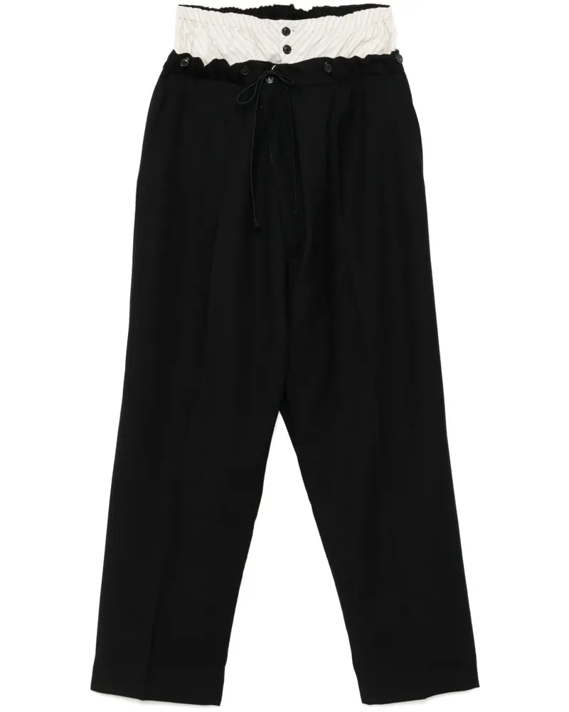Maison Margiela Anonimity of the Lining Hose - Schwarz Schwarz