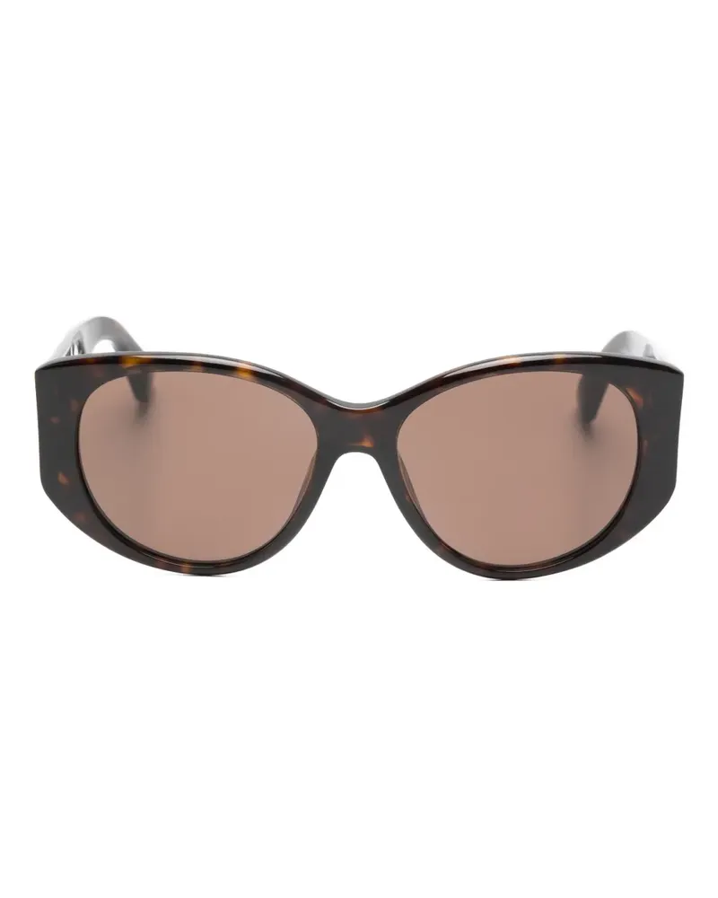 Balenciaga Sonnenbrille mit geometrischem Gestell - Braun Braun