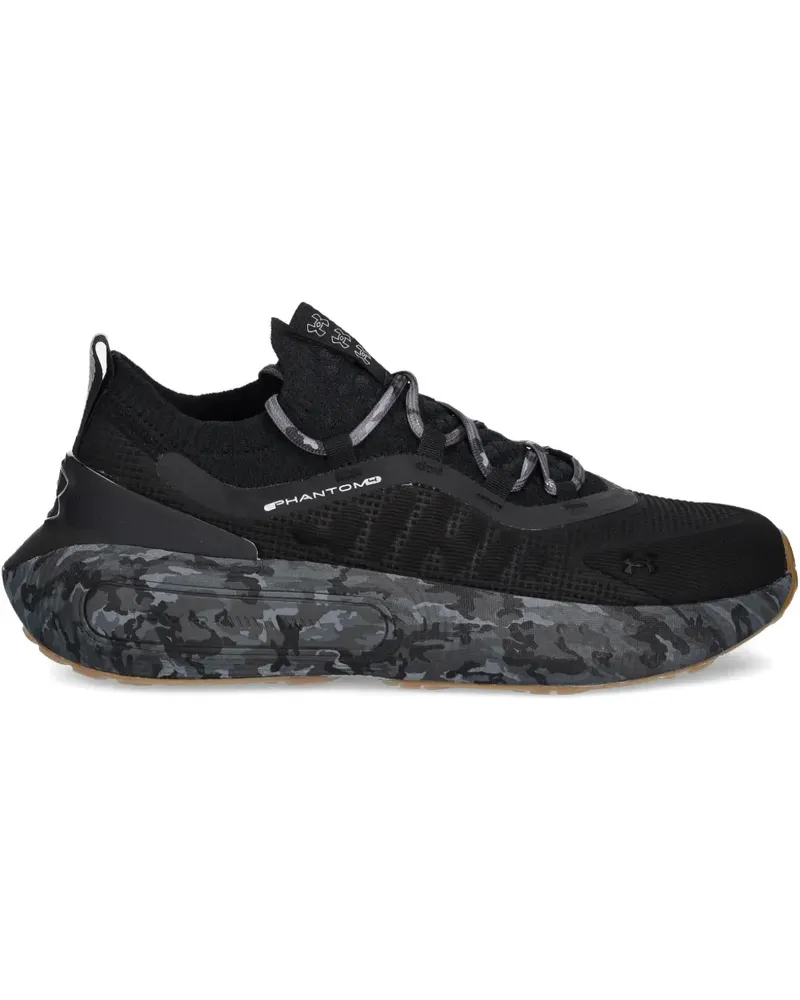 Under Armour Phantom 4 Sneakers mit Camouflagemuster - Schwarz Schwarz