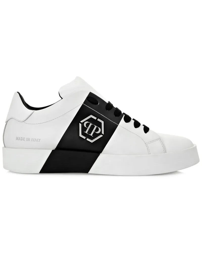Philipp Plein Hexagon Sneakers - Weiß Weiß