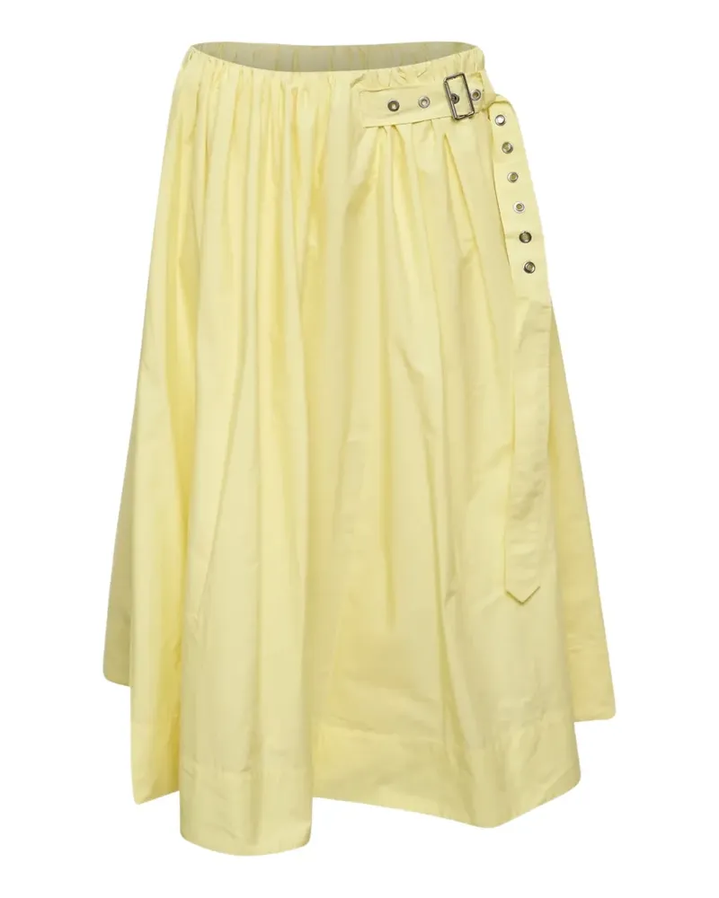3.1 phillip lim belted gathered skirt - Gelb Gelb