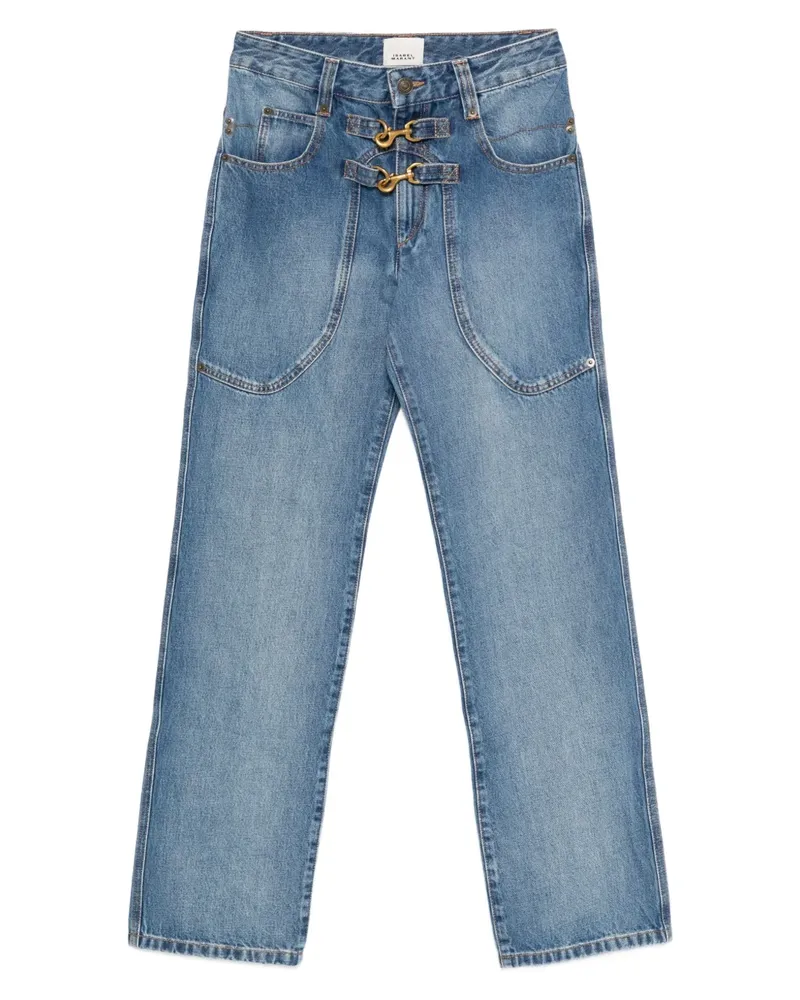 Isabel Marant Jeans mit aufgesetzten Taschen - Blau Blau