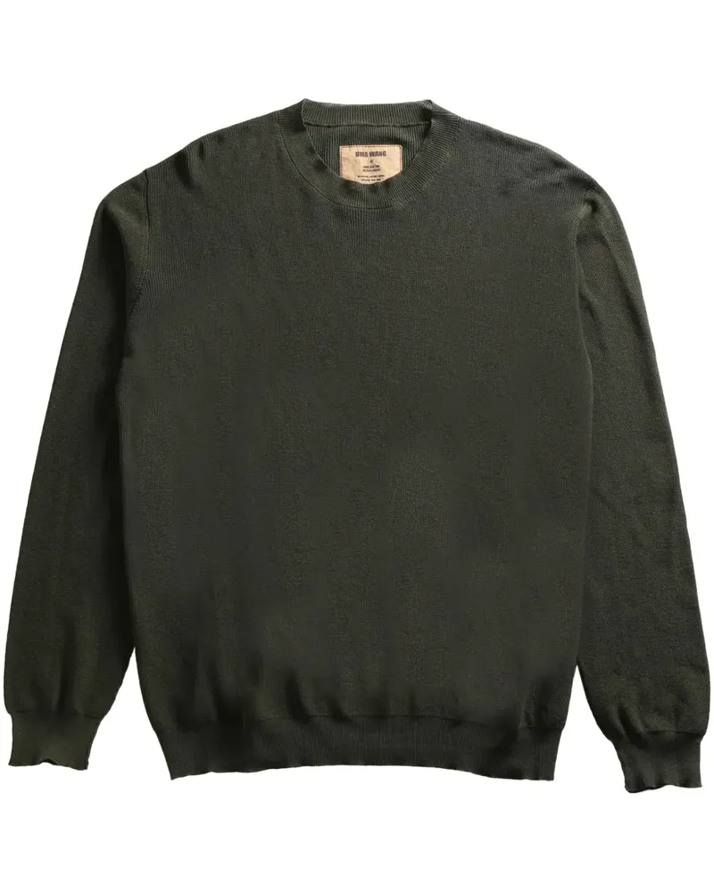 Uma Wang crew-neck sweater - Grün Grün
